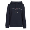 Tommy Hilfiger Mikiny HERITAGE HILFIGER HOODIE LS Modrá