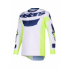 Dres RACER AIR RIWAY, ALPINESTARS (světle šedá/žlutá fluo/modrá, vel. M)