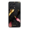 Lesklý kryt Mobiwear Glossy - Xiaomi Poco X6 Pro 5G - G021G Černý a zlatavý mramor (Prémiové lesklé pouzdro, obal, kryt Mobiwear Glossy na mobil Xiaomi Poco X6 Pro 5G - G021G Černý a zlatavý mramor, m