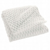 FLANELOVÁ PRIKRÝVKA 125 X 150 CM POLYESTER BIELA OEKO-TEX