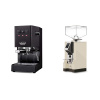 Gaggia New Classic E24, black + Eureka Mignon Specialita, CR cream