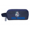 Real Madrid FC Školské puzdro Real Madrid, 3 komory, holografický znak, tmavomodré
