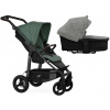 TFK Mono4 2v1 Olive Combi carrycot + Seat unit Nenafukovacie kolesá (s výplňou) Hlboká vanička Premium Grey