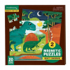 MUDPUPPY Magnetické puzzle dinosaury 2x20 el (MUDPUPPY Magnetické puzzle dinosaury 2x20 el)