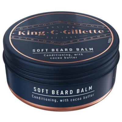 Gillette King C. Soft Beard Balm zmäkčujúci balzam na bradu 100 ml