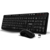 EVOLVEO K1050, bezhlučný set bezdr. klávesnice a K1050-BK-CZ