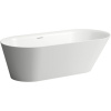 LAUFEN Kartell voľne stojaca vaňa z materiálu Sentec, odtok v strede, 1715 x 815 x 520 mm, biela, H2263320000001