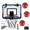 BASKETBALOVÁ DOSKA + 3X LOPTA + SADA PRSTENOV (BASKETBALOVÁ SÚPRAVA NA ZAVESENIE DVERÍ IZBY + 3 LOPTIČKY)