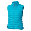 Dámska páperová vesta Warmpeace Swan Lady fresh blue/winter blue XL