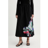 Bavlnená sukňa Desigual ELLA LACROIX 25WWFW05 čierna M