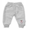 Pletené dojčenské nohavice Hand Made Baby Nellys, sivé, veľ. 80/86
