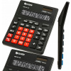 Eleven Kalkulačka černá s červenou numerickou klávesnicí CDB1201BK-RD