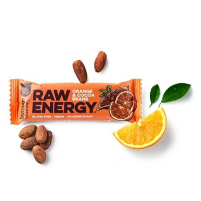 Bombus Raw energy Orange&cocoa beans 50g