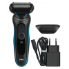 Braun Series 5 51-M1000s Planžetový holicí strojek Černá, Modrá