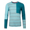 Ortovox tričko 185 Rock'N'Wool Long Sleeve W | farba: ice waterfall, veľkosť: M
