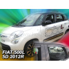 Deflektory komplet 4 ks - Fiat 500L, 2012-