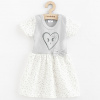 Dojčenské bavlnené šatôčky New Baby Srdiečka - 86 (12-18m)
