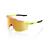 Slnečné okuliare 100% Speedcraft Matte Washed Out Neon Yellow - Flash Gold Mirror Lens