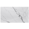 Obdĺžniková sprchová vanička VEXO MARBLE - biela Varianta: Farba - Biela, Nožičky k vani - Bez nožičiek, Rozmer A - 170 cm, Rozmer B - 90 cm