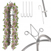 Záhradná pergola stĺpec stĺpec zvonček ruža stojan popínavé kvety kov 195 cm