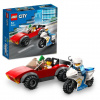 LEGO CITY 60392 Naháňačka auta s policajnou motorkou