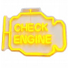 NEON LED ZÁVESNÁ NOČNÁ LAMPA CHECK ENGINE NA BATÉRIE DEKORÁCIA ZD135