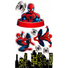 CUKROVÁ TLAČ jedlý obrázok na tortu Cukrová hmota Spiderman Spider-man SADA 7