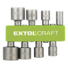 EXTOL® Craft Sada Klíče nástrčné do vrtačky CrV 8 ks 1/4 