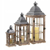 Lampáš, svietník - Lucerna Lighthouse Brown 3inx XXL set (Lampáš, svietník - Lucerna Lighthouse Brown 3inx XXL set)
