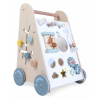 ECOTOYS Drevené edukačné chodítko zvieratká