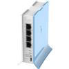 MikroTik RouterBOARD RB941-2nD-TC, hAP-Lite, 650Mhz CPU, 32MB RAM, 4xLAN, 2.4Ghz 802b/g/n, ROS L4, case, PSU