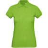 B&C INSPIRE POLO / Dámske piqué polo z bio bavlny - orchidea green S