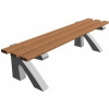 Parková lavička - beton-dřevo MM800084