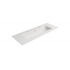 GSI PURA keramické dvojumývadlo Slim 122x46cm, biela mat 8887209
