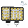 PRACOVNÁ LAMPA 16 LED HALOGÉNOVÁ 48W 12V 24V LED