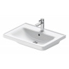 DURAVIT D-Neo umývadlo na skrinku s otvorom, s prepadom, 650 x 480 mm, biela, 2367650000