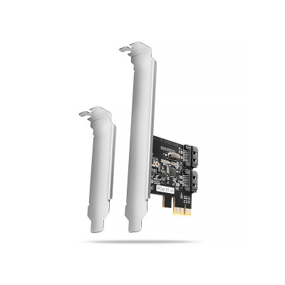 AXAGON PCES-SJ2, PCIe řadič - 2x interní SATA 6G port, JMB582, SP & LP (PCES-SJ2)