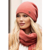 Kamea Korálová dámska čiapka na zimu Kamea Lily, Veľkosť uni, Farba korálová