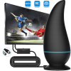VÝKONNÁ AKTÍVNA IZBOVÁ ANTÉNA DVBT2 TV HD 4K LTE ZOSILŇOVAČ PRE TELEVÍZOR