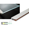LED profil na sklo KLUS KRAV-56 - LED profil KRAV-56 - 3m