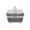 Umývadlo Outwell Collaps Washing Base w/handle & Lid - grey mist