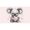 Obraz – Koala So Srdcom Deti – AiArt 16:9
