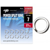 10ks - Pevnostný Krúžok Giants fishing Power Split Ring 8mm 39kg