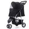 Buggy Kočárek pro psy 47 x 100 x 80 cm Barva: Černá