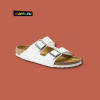 Birkenstock Arizona Birko-Flor White Narrow Fit UK9.5 552683