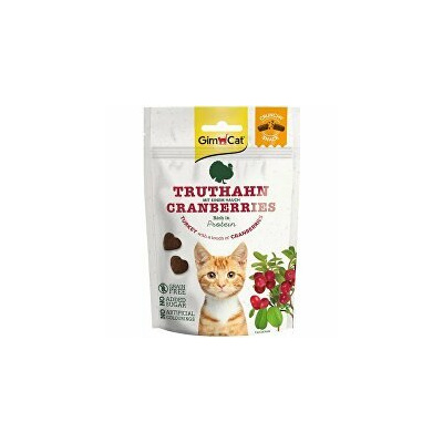 Gimcat Crunchy Snacks morčacie mäso s brusnicami 50g