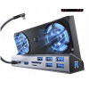HUB USB-C Dock 10v1 s chladením Asus ROG ALLY