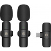 PULUZ Bezdrôtový mikrofónový set Puluz PU3151B typu C 70mAh