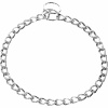 HS Obojok retiazkový, sťahovací, 3mm/40cm, malé ploché oko, chrómovaná oceľ