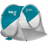 NILS CAMP NC3142 modrozelený samorozkladací plážový stan 15-04-019